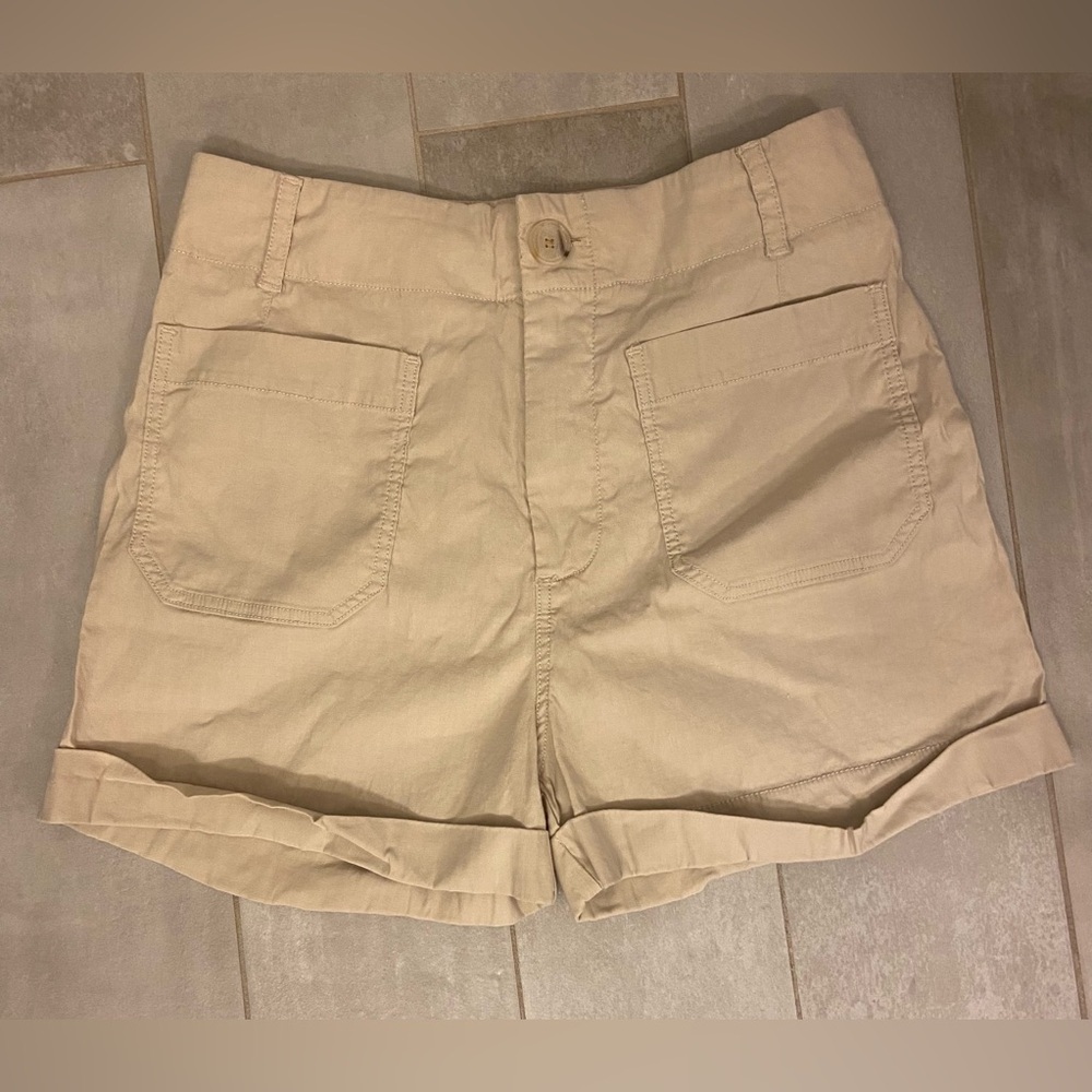 Anthropologie x Maeve Colette Tan Shorts Size 30